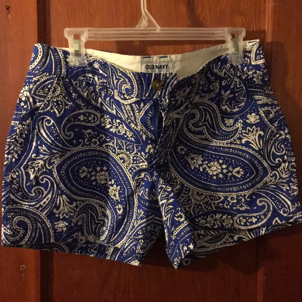 Old navy paisley shorts